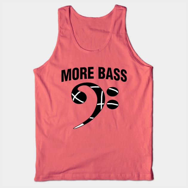 More Bass Clef Tank Top by raeex